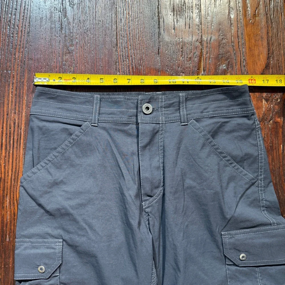 Kuhl Renegade Convertible Stealth Pants Mens 30x30 Gray Hiking Cargo 5138